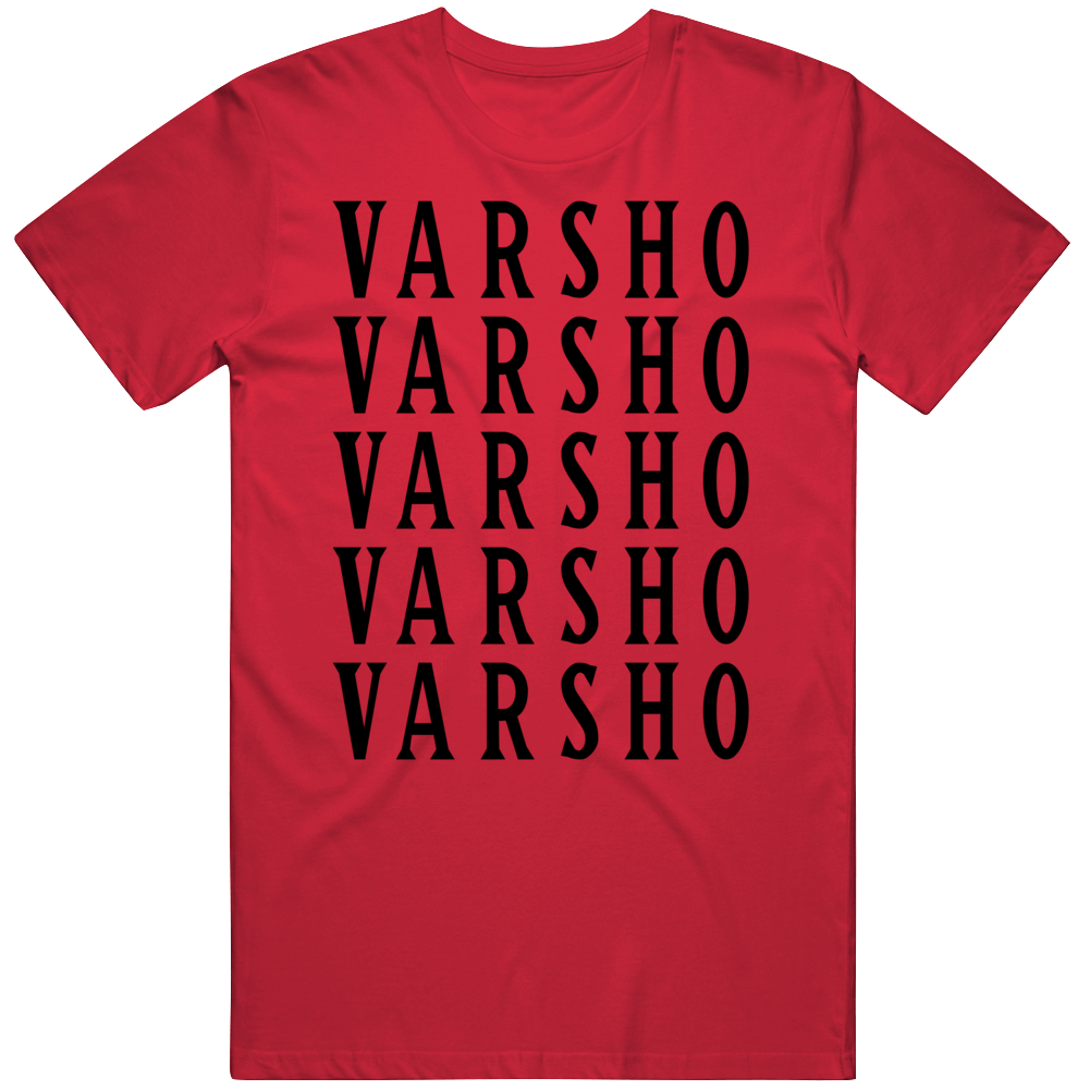 Daulton Varsho Name & Number T-Shirt - Royal - Tshirtsedge