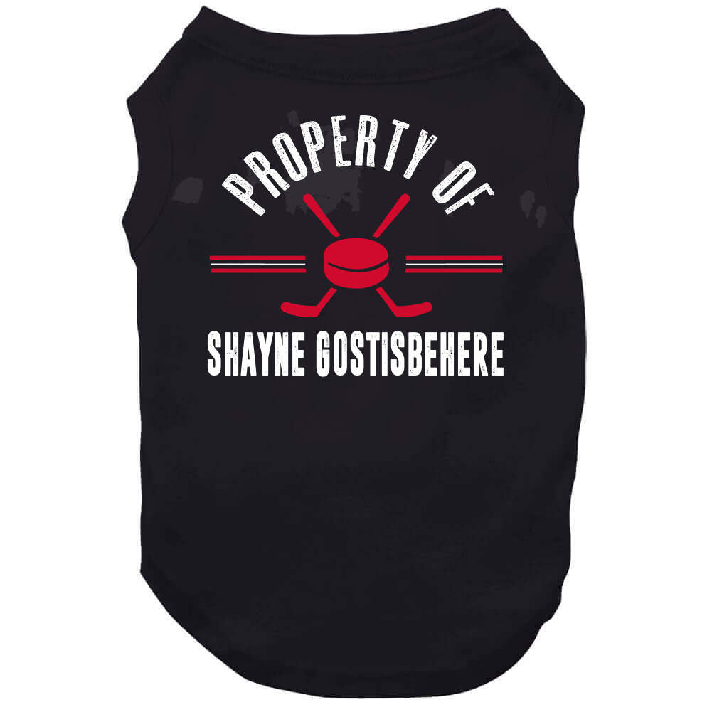 Shayne Gostisbehere One Color Backer T-Shirt - Black - Tshirtsedge